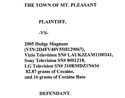 A civil asset forfeiture case